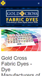Mobile Screenshot of goldcrossfabricdyes.com.au